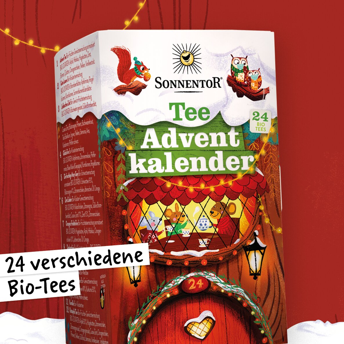 Tee Adventkalender 24 Aufgussbeutel